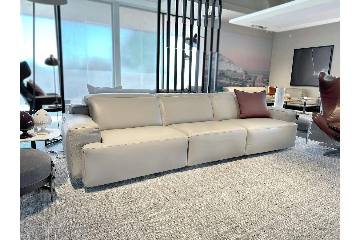 Modern luxe interior design Singapore- Lago Sofa with Recliner Function by Natuzzi Italia