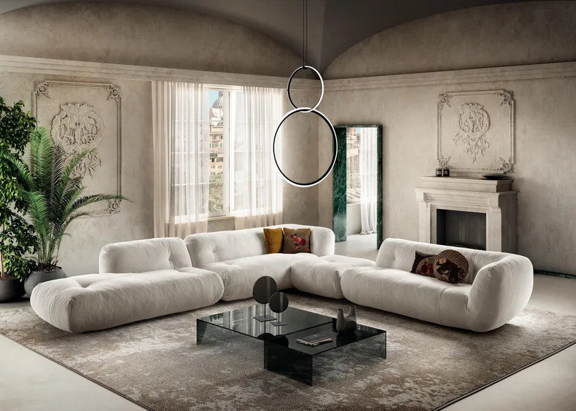 Modern luxe interior design Singapore-Happening Corner Sofa by Lago