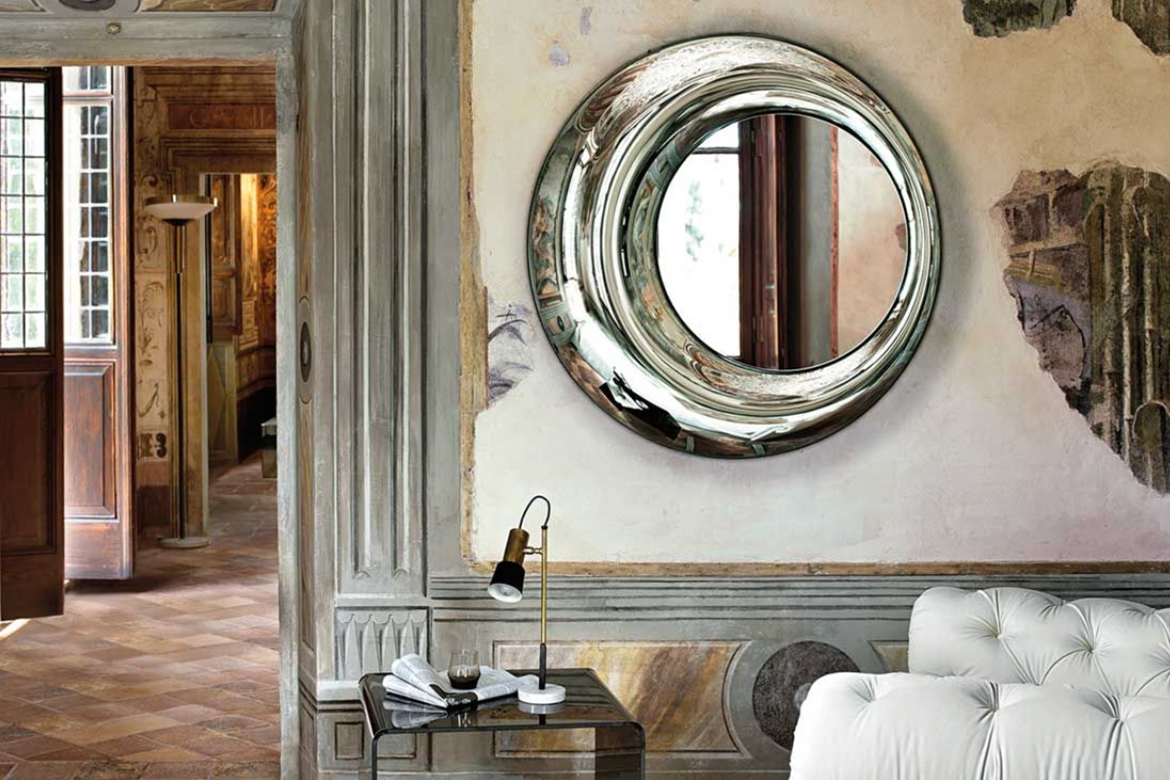 Modern luxury interior design Singapore - Rosy Mirror by Fiam Italia